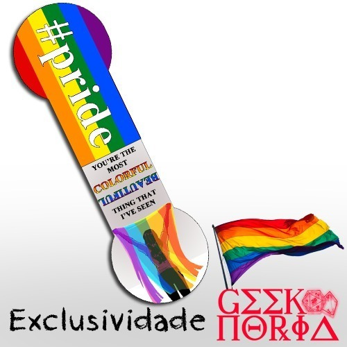 Marcador Magnético Personalizado Pride - Orgulho Lgbtqia+