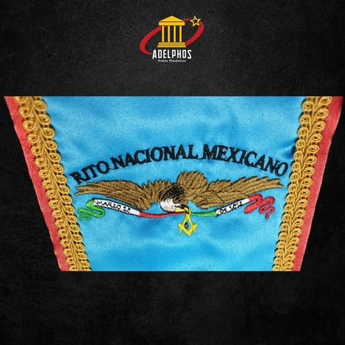 Arreos Maestro Masón 3 Rito Nacional Mexicano