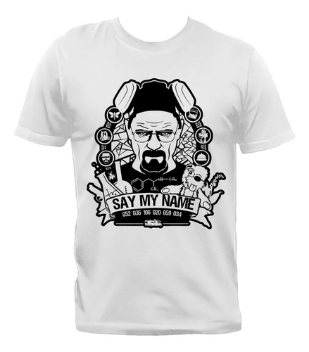 Remera Breaking Bad Say My Name Heisenberg Walter White