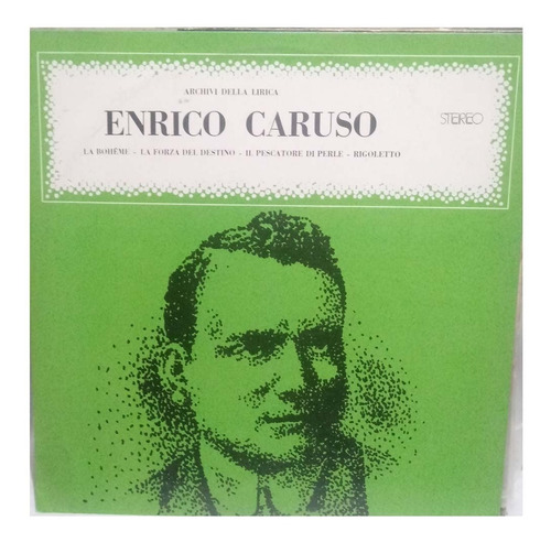 Lp Enrico Caruso - Archivi Della Lirica