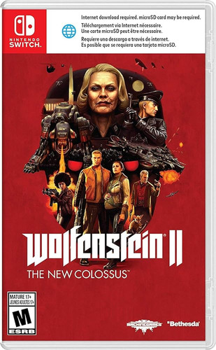 Wolfenstein 2 The New Colossus Switch Midia Fisica