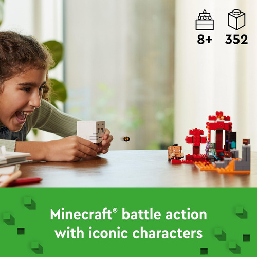 Set Lego Minecraft: Emboscada En Portal Nether