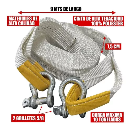 Eslinga De Rescate Remolque Xxl + Grilletes Ideal 4x4 Travesias