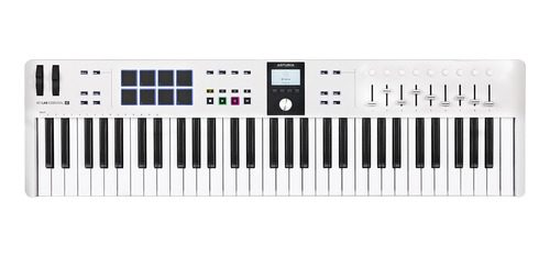 Controlador Midi Arturia Keylab Essential 61 Mk3 Blanco