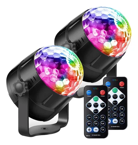 comprar (paquete De 2) Luz Discoteca Rítmica, Djs Y Fiestas Rgb
