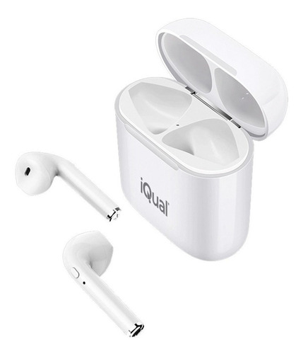 Auriculares in-ear inalámbricos iQual B9 Plus blanco