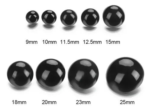 Ojos De Seguridad Negros De Fieltro Con Agujas Para Muñecas
