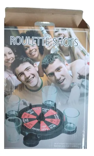 Juego De La Ruleta Retos Shots + 4 Vasos Amigos Bar