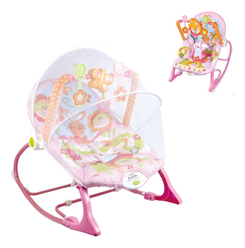 Silla Mecedora Vibradora Musical Y Anti Reflujo 3 En 1 Ibaby