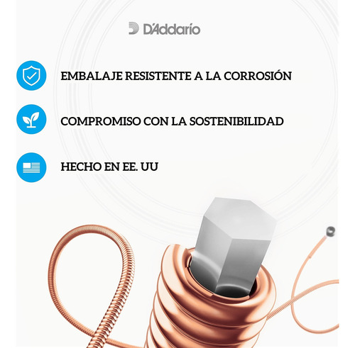 Cuerdas Para Guitarra Acústica Accesorios Guitarra Ej13 2pzs
