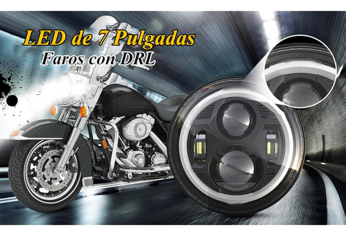 Farol De 7polegadas Motocicletas Off-road Adequado Adaptação