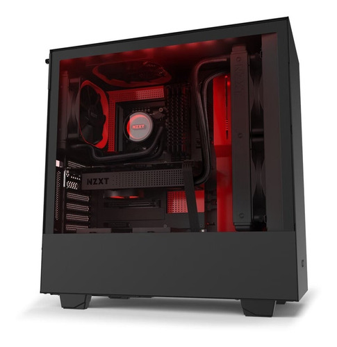 Ltc Case Gaming Nzxt H510i Compact Mid Tower Atx Black/red