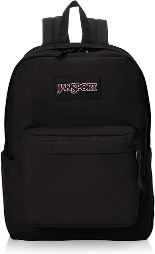 Mochila Jansport Negra Azul Original Bolsillo