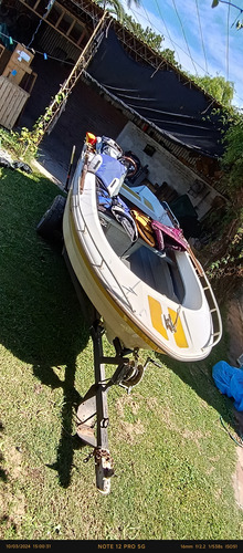 Lancha Sioux Con Un Motor De 25 Hp Parsun Más Accesorios