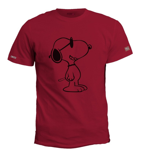 Camiseta Estampada Snoopy Hombre Irk