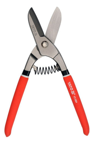 Tijera Chapas Yato Yt-1964 10 Izquierda Robusta Mango Pvc Naranja/negro