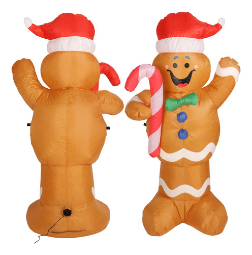 1 5m Altura Inflables Navideños Hombre De Pan De Jengibre