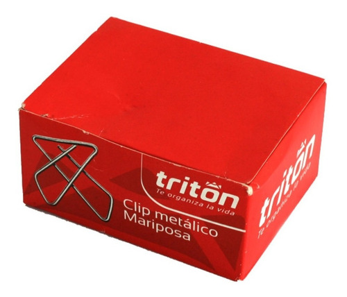 Clip Mariposa Triton Caja X 100 Unidades