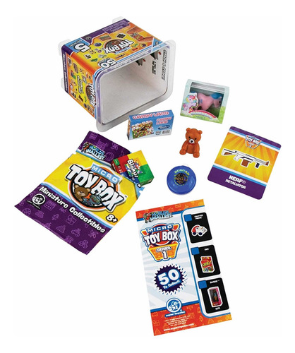 Micro Toy Box Series 1 Cajita Retro Juguete Toy Box 1 Pza