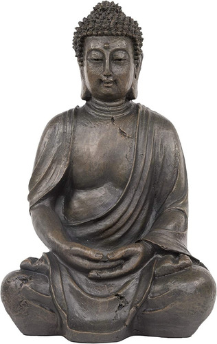 Estatua De Buda Figura De Meditación 38 Cm De Altura