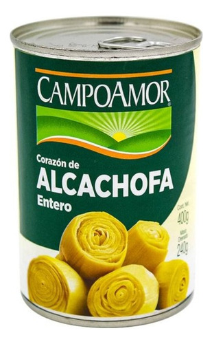 3 Pzas Corazones De Alcachofa Campo Amor Enteros Lata 410 Gr