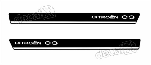 Adesivo Faixa Lateral Citroen C3 Sport 3m C324