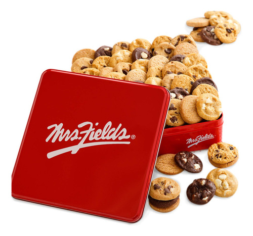 Lata De Galletas Nibblers Mr Fields 60 Galletas, 5 Sabores