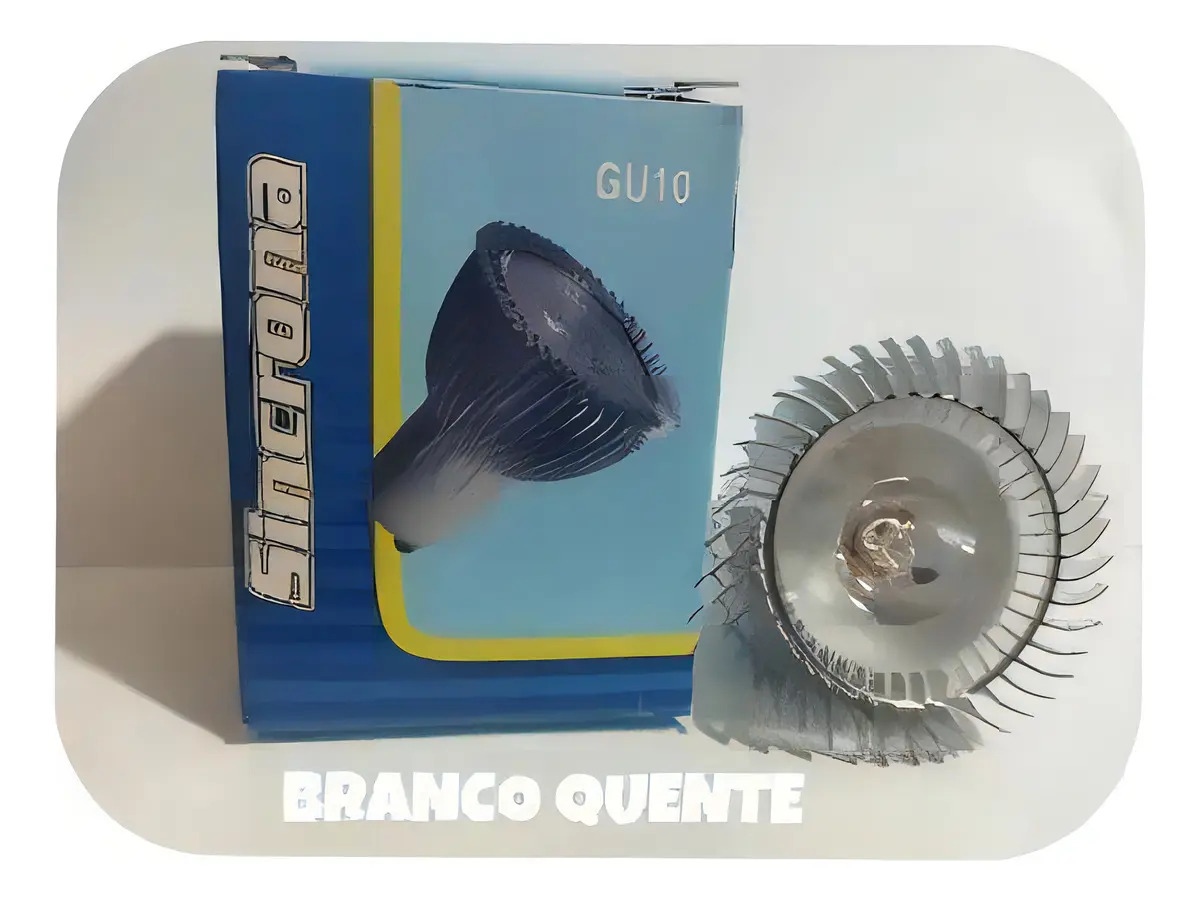 Lâmpada led Led Dicroica cor branco-quente 3W