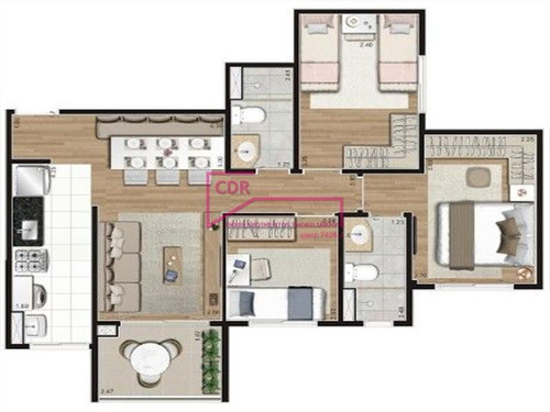 Imagem 16 de 30 de Apartamento Brás São Paulo/sp - 1743