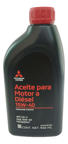 Aceite Motor Original 15w40 Diesel Mitsubishi L200 12-19
