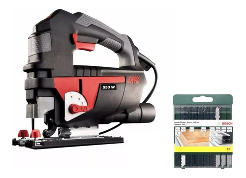 Sierra Caladora Skil 4550 6 Vel 550w +set Hojas Bosch Cuotas