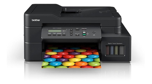 Imagen 3 de 8 de Impresora a color multifunción Brother InkBenefit Tank DCP-T720DW con wifi negra 100V - 120V