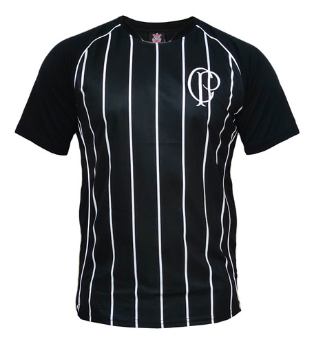 Camisa Corinthians Preto Listra Oficial