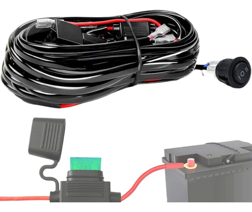 Kit De Cableado De Barra De Luz Arnés De Relé De Barra De Lu