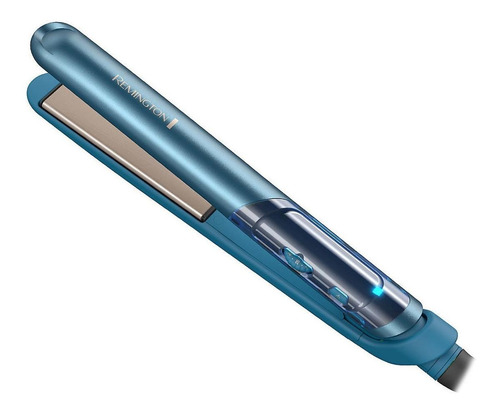 Imagen 1 de 7 de Plancha de cabello Remington Professional Pro 1" Titanium Ceramic Flat Iron Ocean Silk S9612 azul 120V