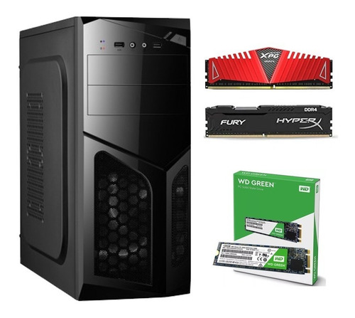 Pc Gamer Amd A8 9600 Apu R7 8gb Ddr4 Ssd M.2 120gb