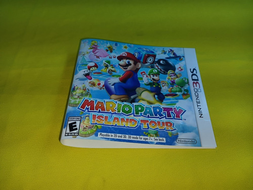 Portada Original Mario Party Island Tour  Nintendo 3ds