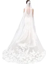 Comprar Jovono Para Mujer Niveles Catedral Boda Velo De Novia Con Pe