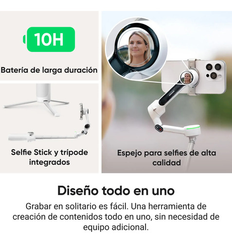 Insta360 Flow 2 Pro Standard Bundle / Stone Gray