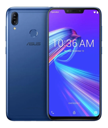 Celular Asus Zenfone Max M2  3gb Ram + 32gb Room 6 3  Azul