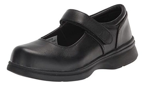 Propet Women's W0029 Mary Jane Walker, Black Smooth, 8.5 M (