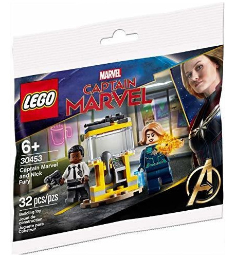  Lego Marvel Captain Marvel Y Nick Fury Limited Edition 