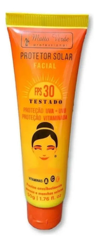 Protetor Solar Facial 30fps +vitamina Ace 50g