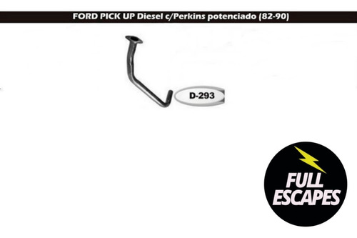 Salida De Motor Pick Up Diesel C/perkins Potenciado 82-90