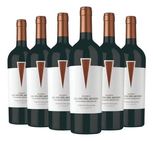 Vino Fin Del Mundo Reserva Cabernet Sauvignon X 6 X 750ml.