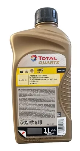 Aceite Total Quartz First 0w30 1 Litro Peugeot Citroen