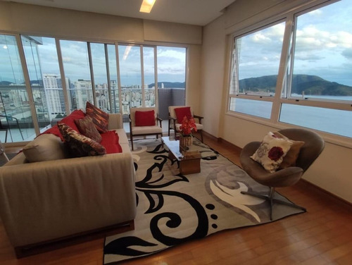 Imagem 10 de 27 de Apartamento Duplex Com 4 Dormitórios, 240 M², 2 Suítes, 2 Vagas, - Venda Por R$ 3.077.000 Ou Aluguel Por R$ 20.000/mês - Aparecida - Santos/sp - Ad0016