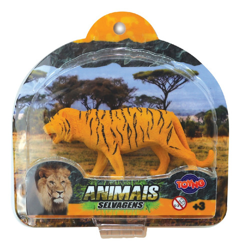 Brinquedo Miniatura Animais Selvagens Tigre Da Selva 43834