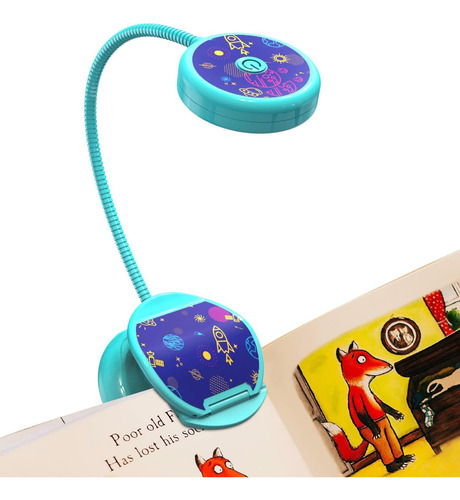 Book Light Vekkia Cute Rechargeable For Kids 50ml 40h Blue