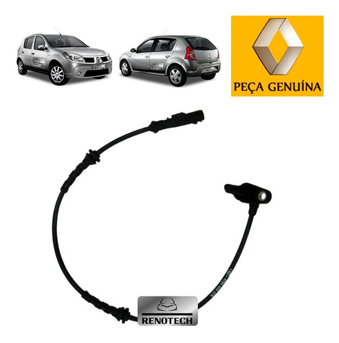 Sensor Abs Tras Esq Sandero 1.0 1.6 16v 08 A 14 479000527r